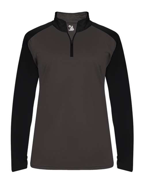 Badger 4008 Women's Ultimate SoftLock™ Sport Quarter-Zip Pullover