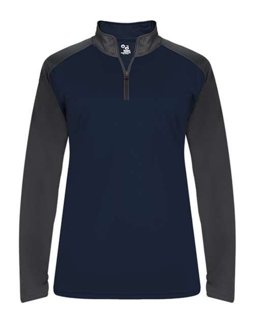 Badger 4008 Women's Ultimate SoftLock™ Sport Quarter-Zip Pullover