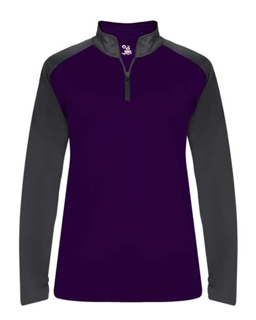 Badger 4008 Women's Ultimate SoftLock™ Sport Quarter-Zip Pullover