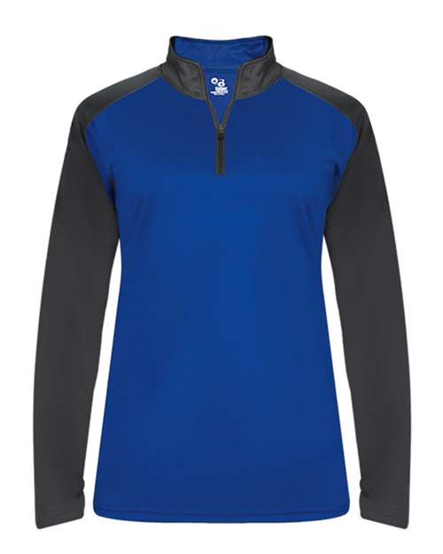 Badger 4008 Women's Ultimate SoftLock™ Sport Quarter-Zip Pullover