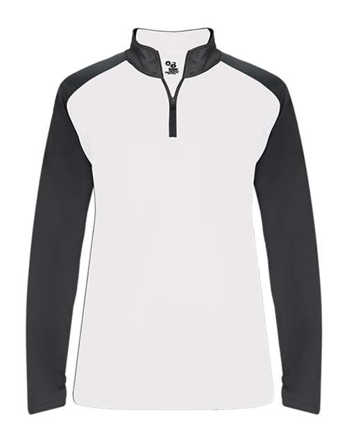 Badger 4008 Women's Ultimate SoftLock™ Sport Quarter-Zip Pullover