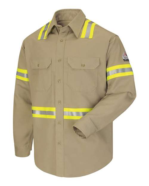 Bulwark SLDT Men's Enhanced Visibility Uniform Shirt