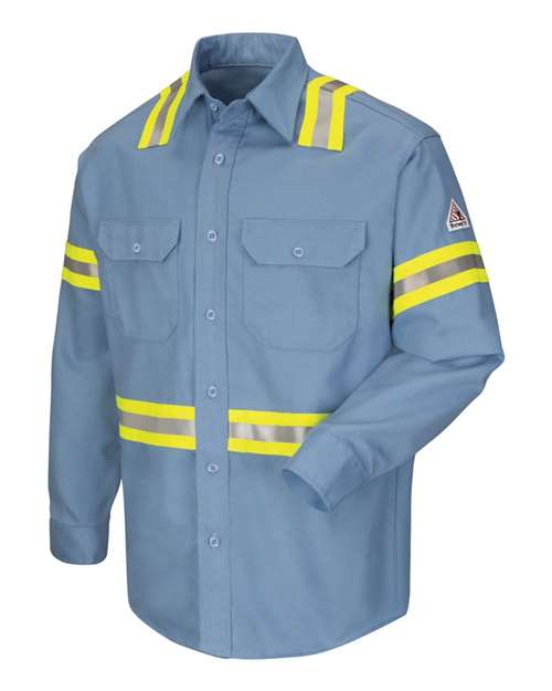 Bulwark SLDT Men's Enhanced Visibility Uniform Shirt