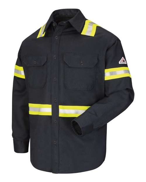 Bulwark SLDT Men's Enhanced Visibility Uniform Shirt