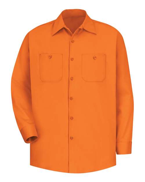 Red Kap SC30T Men's Tall Cotton Long Sleeve Uniform Shirt