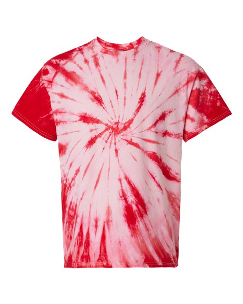 Dyenomite 200CC Unisex Contrast Cyclone Tie-Dyed T-Shirt