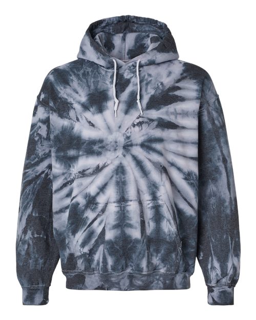 Dyenomite 680VR Unisex Blended Tie-Dyed Hooded Sweatshirt