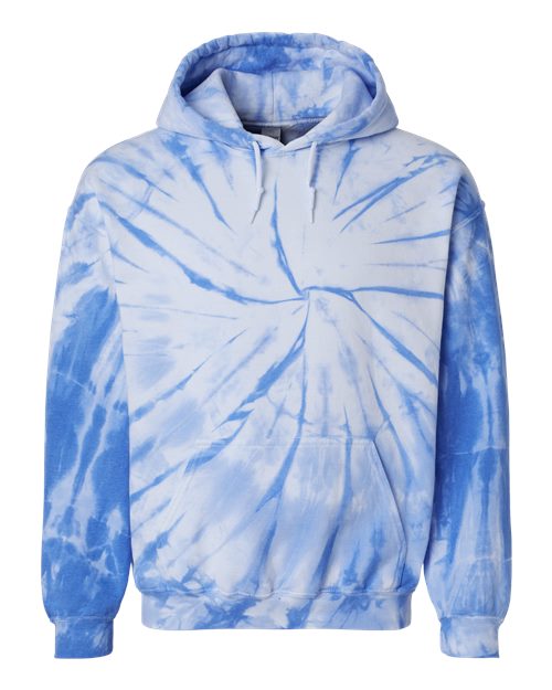 Dyenomite 680VR Unisex Blended Tie-Dyed Hooded Sweatshirt