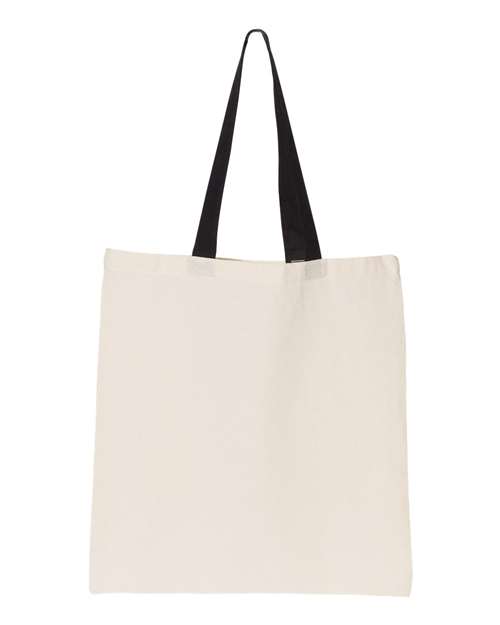 OAD OAD105 Contrast-Color Handle Tote