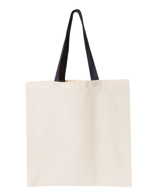 OAD OAD105 Contrast-Color Handle Tote