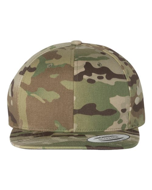 YP Classics 6089M Premium Flat Bill Snapback Cap