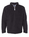 J. America 8454 Men's Sherpa Quarter-Zip Pullover