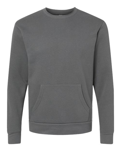 Next Level 9001 Unisex Santa Barbara Pocket Crewneck Sweatshirt