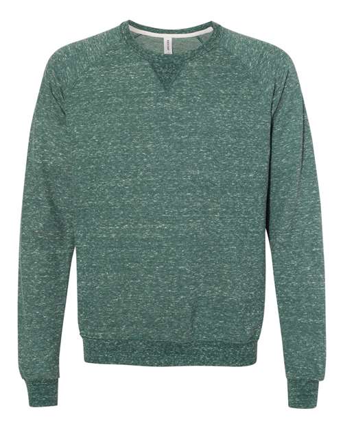 JERZEES 91MR Unisex Snow Heather French Terry Crewneck Sweatshirt