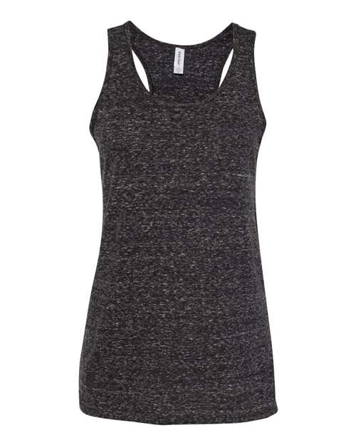 JERZEES 88WTKR Women's Snow Heather Jersey Racerback Tank Top