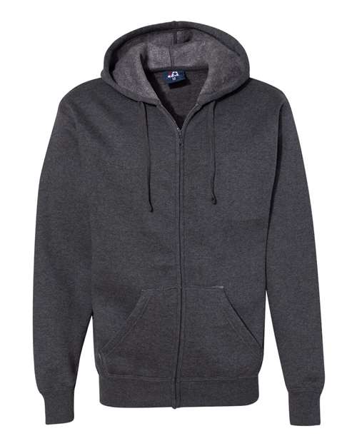 J. America 8821 Men's Premium Full-Zip Hooded Sweatshirt
