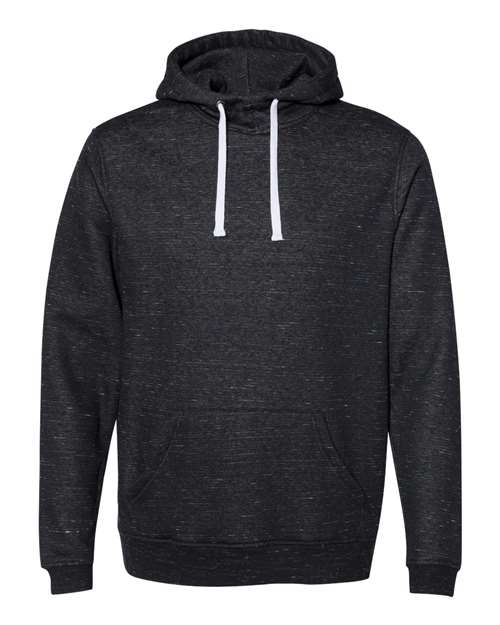 J. America 8677 Men's Mélange Fleece Hooded Sweatshirt