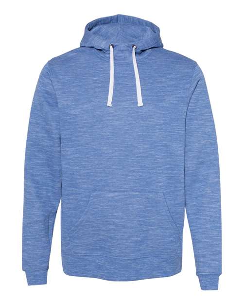 J. America 8677 Men's Mélange Fleece Hooded Sweatshirt