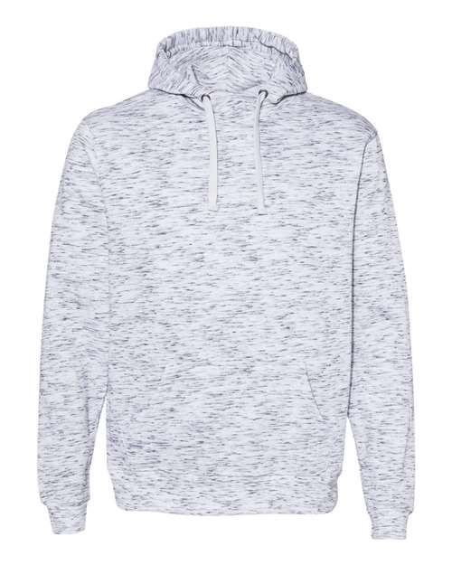 J. America 8677 Men's Mélange Fleece Hooded Sweatshirt