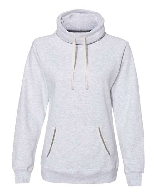 J. America 8653 Women’s Relay Cowl Neck Sweatshirt