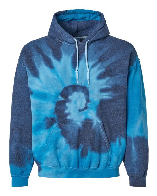 Dyenomite 680VR Unisex Blended Tie-Dyed Hooded Sweatshirt
