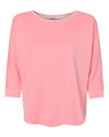 J. America 8685 Women's Lounge Fleece Dolman Crewneck Sweatshirt