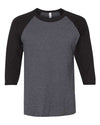 JERZEES 560RR Premium Blend Ringspun Three-Quarter Sleeve Raglan Baseball T-Shirt