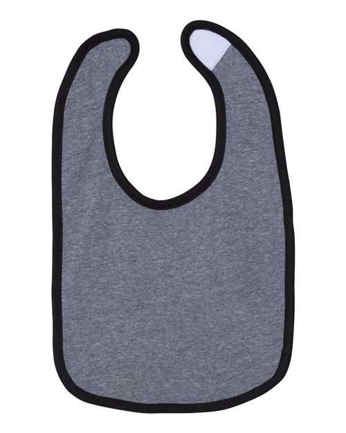 Rabbit Skins 1004 Infant Contrast Trim Premium Jersey Bib