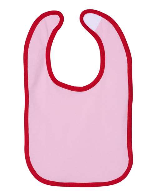 Rabbit Skins 1004 Infant Contrast Trim Premium Jersey Bib