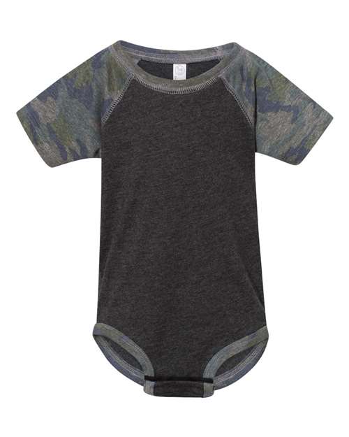 Rabbit Skins 4430 Infant Baseball Fine Jersey Bodysuit