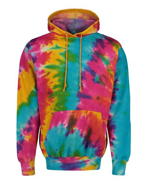 MV Sport 1290 Unisex Classic Fleece Tie-Dye Hooded Sweatshirt