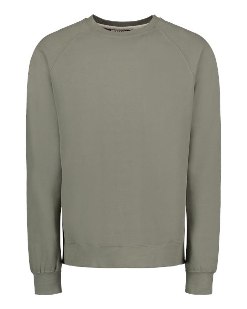 MV Sport 17116 Men's Vintage Fleece Raglan Crewneck Sweatshirt