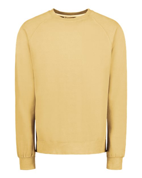 MV Sport 17116 Men's Vintage Fleece Raglan Crewneck Sweatshirt