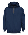 Bulwark SEH8 Men's Pullover Hooded Fleece Sweatshirt Quarter-Zip
