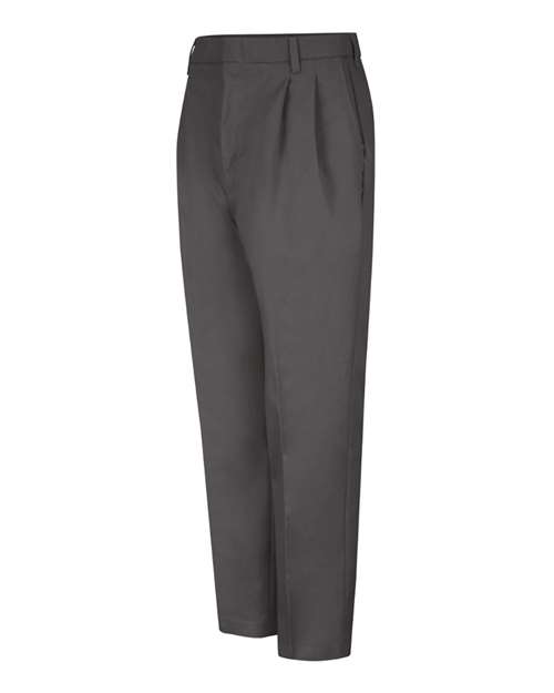 Red Kap PT38ODD Men's Odd-Extended Sizes Pleated Twill Slacks