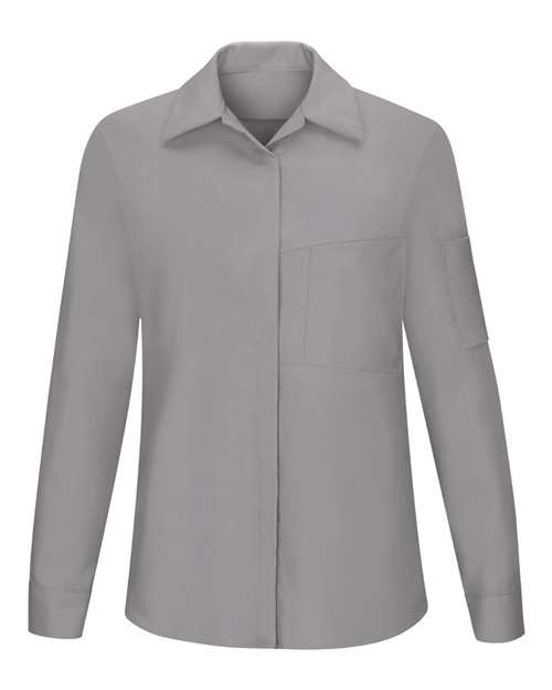 Red Kap SY31 Women's Performance Plus Long Sleeve Shop Shirt with Oilblok Technology