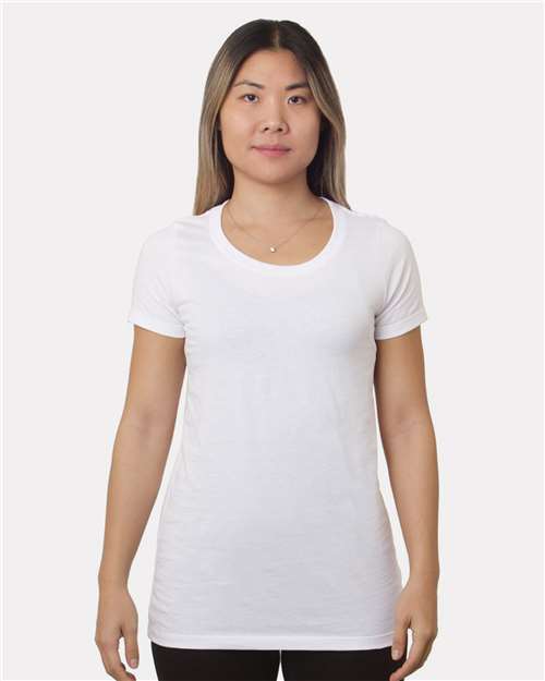 Bayside 9625 Women's Fine Jersey T-Shirt
