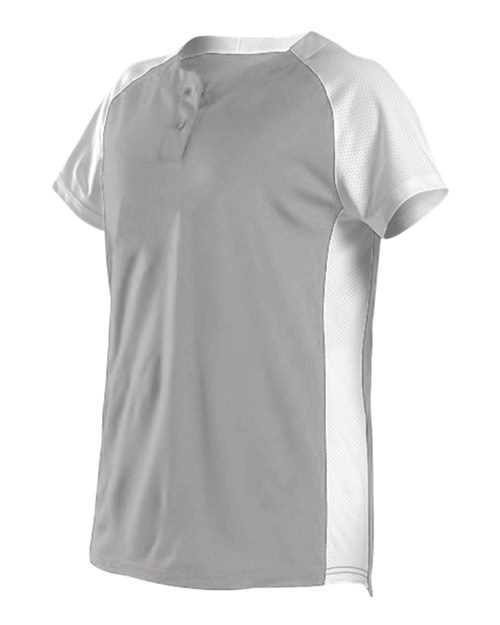 Alleson Athletic 522PDWG Girls' Two Button Fastpitch Jersey