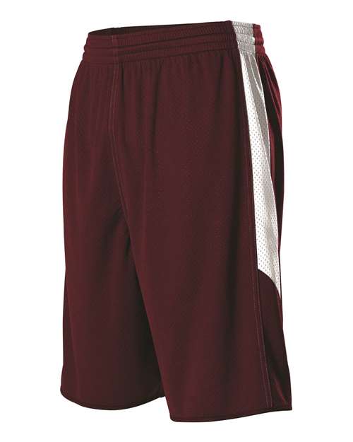 Alleson Athletic 589PSP Men's Single Ply Reversible Basketball Shorts