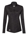 Adidas A476 Women's Lightweight Mélange Quarter-Zip Pullover