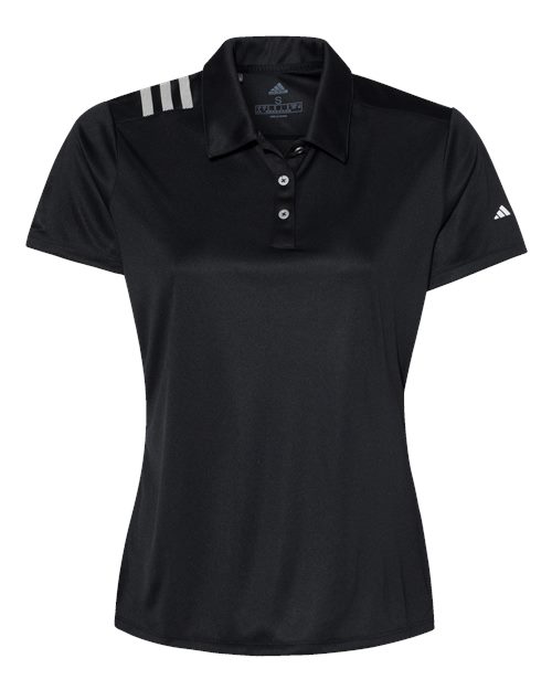 Adidas A325 Women's 3-Stripes Shoulder Polo
