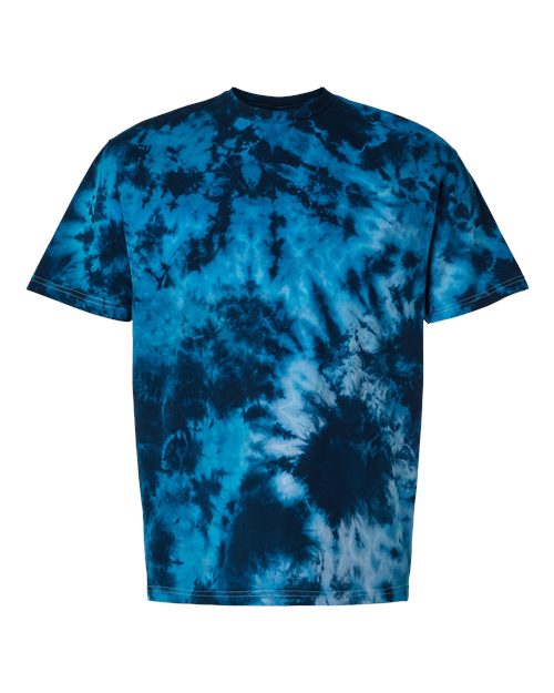 Dyenomite 640LM Unisex LaMer Over-Dyed Crinkle Tie-Dyed T-Shirt