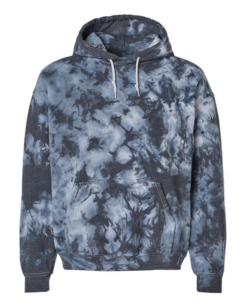 Dyenomite 680VR Unisex Blended Tie-Dyed Hooded Sweatshirt