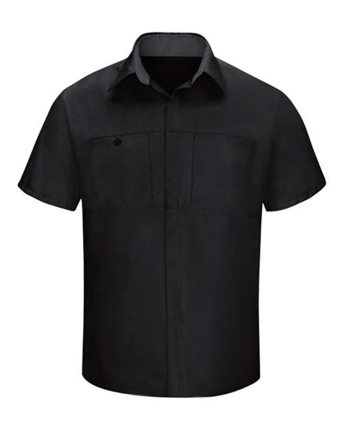 Red Kap SY42 Men's Performance Plus Short Sleeve Shirt with Oilblok Technology