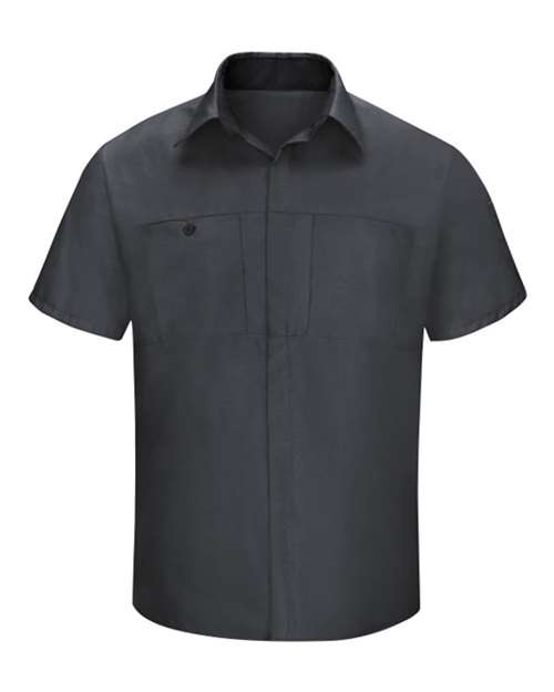 Red Kap SY42 Men's Performance Plus Short Sleeve Shirt with Oilblok Technology