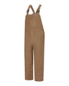 Bulwark BLN4 Men's Brown Duck Deluxe Insulated Bib Overall - EXCEL FR® ComforTouch