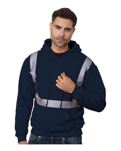 Bayside 3739 Unisex USA-Made High Visibility Hooded Sweatshirt
