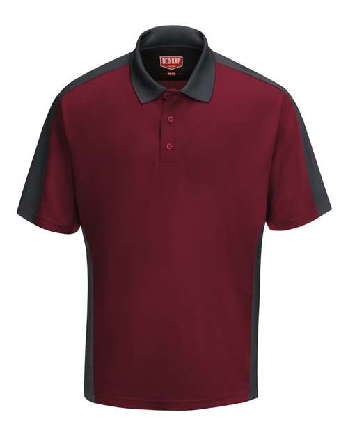 Red Kap SK54 Men's Performance Knit Two Tone Polo