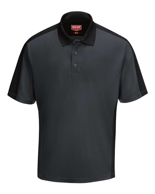 Red Kap SK54 Men's Performance Knit Two Tone Polo