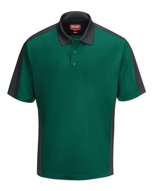 Red Kap SK54 Men's Performance Knit Two Tone Polo